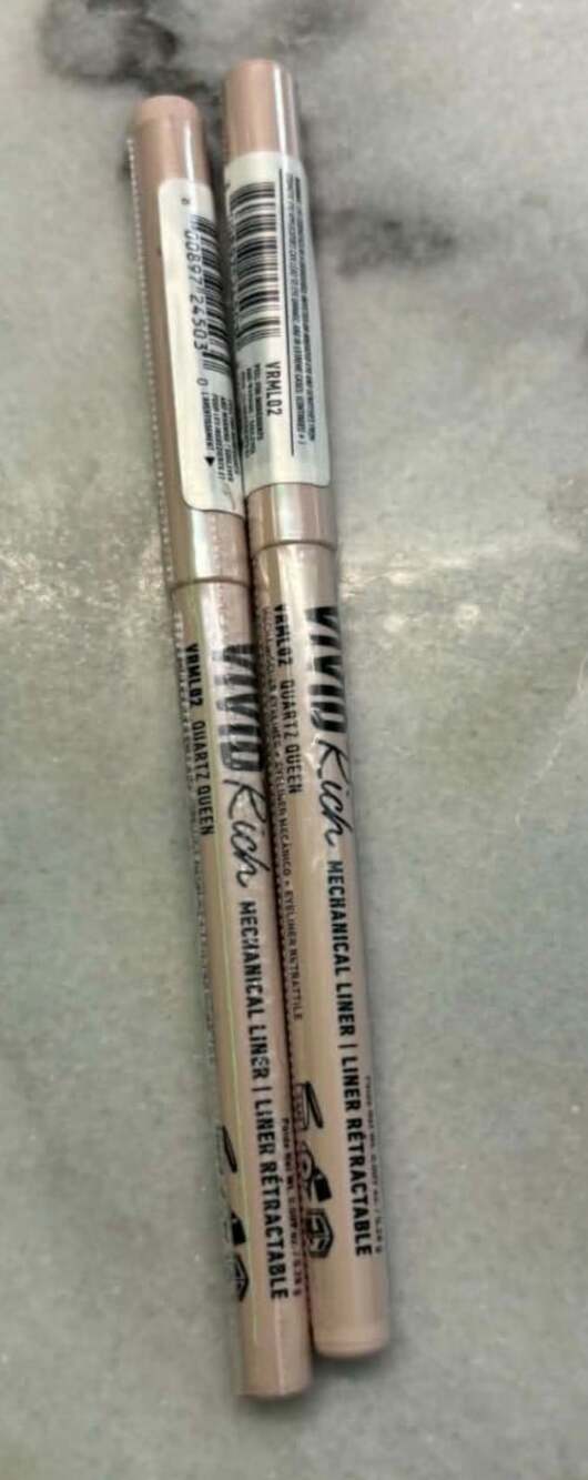 NYX Vivid Rich Mechanical Liner VRML02 Quartz Queen Lot of 2